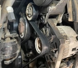 Serpentine belt & tensioner replacement